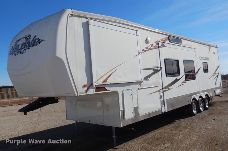 image for item KJ9512 2007 Heartland Cyclone  toy hauler camper