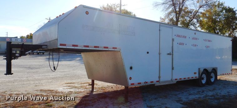 image for item KY9697 2002 Jensen  enclosed cargo trailer