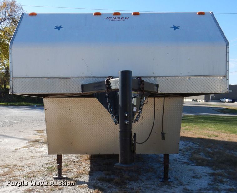 image for item KY9697 2002 Jensen  enclosed cargo trailer