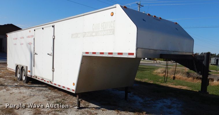 image for item KY9697 2002 Jensen  enclosed cargo trailer