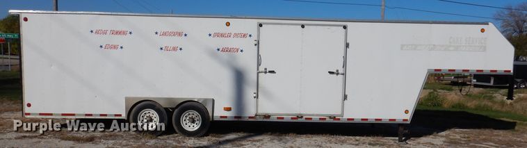 image for item KY9697 2002 Jensen  enclosed cargo trailer