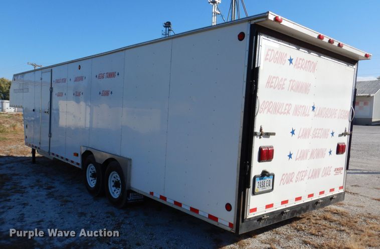 image for item KY9697 2002 Jensen  enclosed cargo trailer