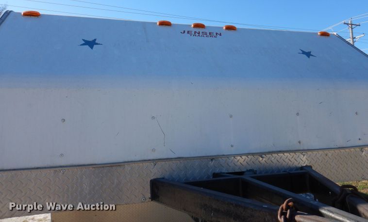 image for item KY9697 2002 Jensen  enclosed cargo trailer