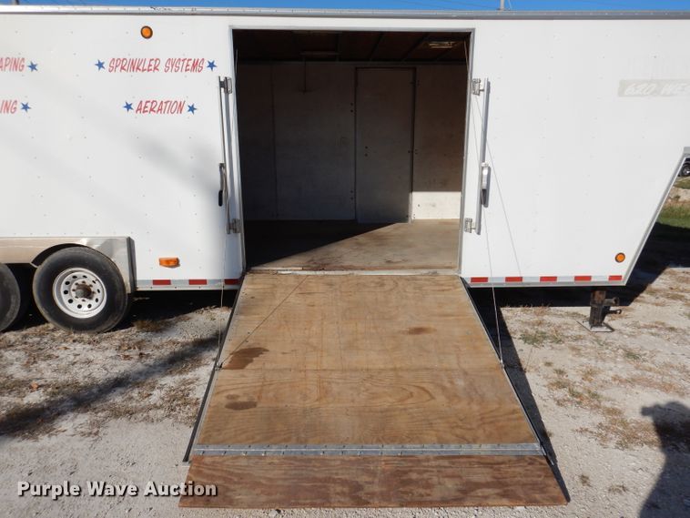 image for item KY9697 2002 Jensen  enclosed cargo trailer