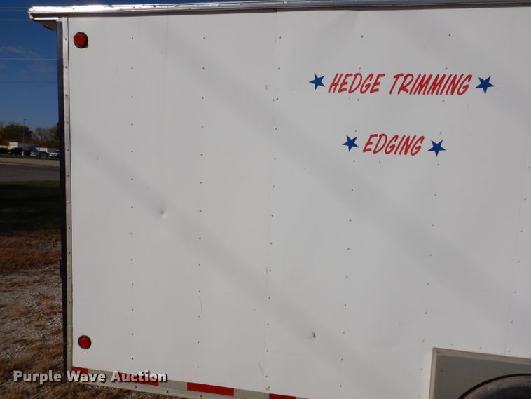 image for item KY9697 2002 Jensen  enclosed cargo trailer