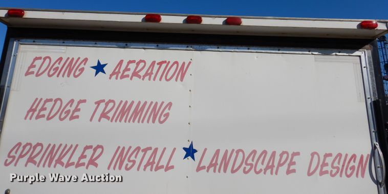 image for item KY9697 2002 Jensen  enclosed cargo trailer