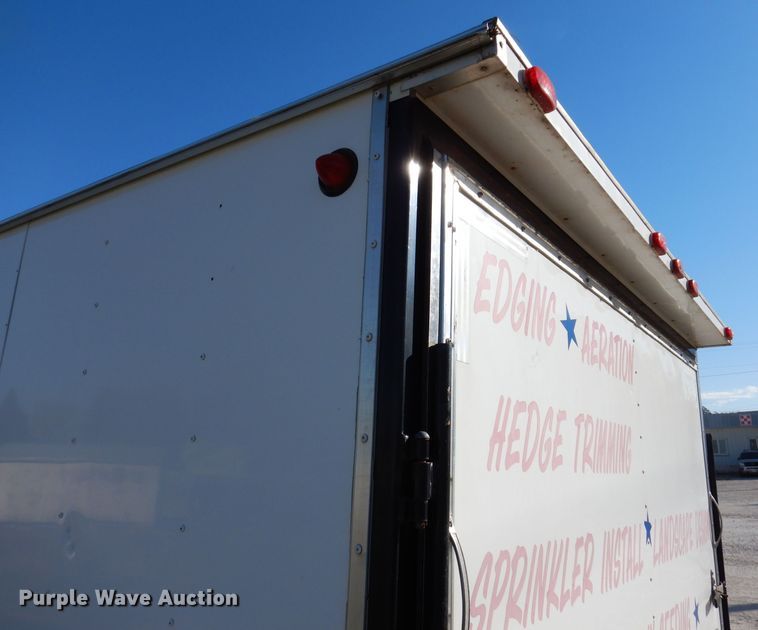 image for item KY9697 2002 Jensen  enclosed cargo trailer