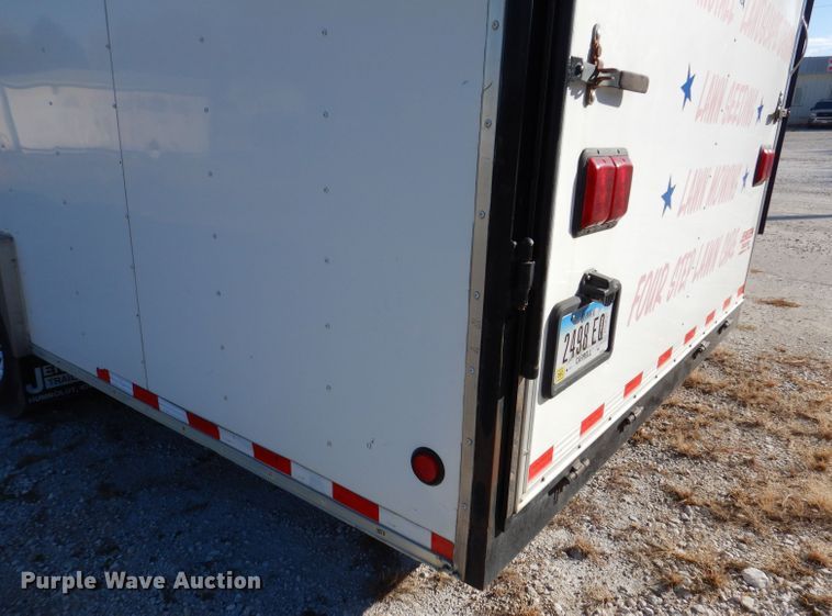 image for item KY9697 2002 Jensen  enclosed cargo trailer