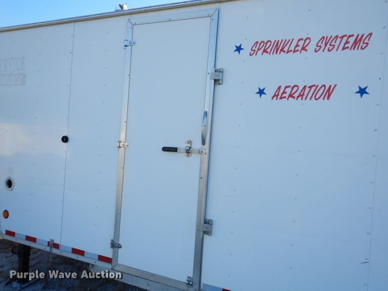 image for item KY9697 2002 Jensen  enclosed cargo trailer