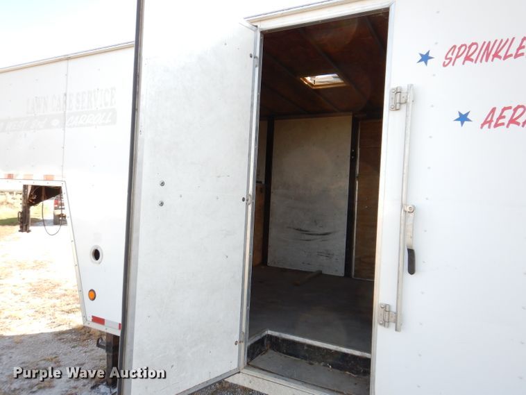 image for item KY9697 2002 Jensen  enclosed cargo trailer