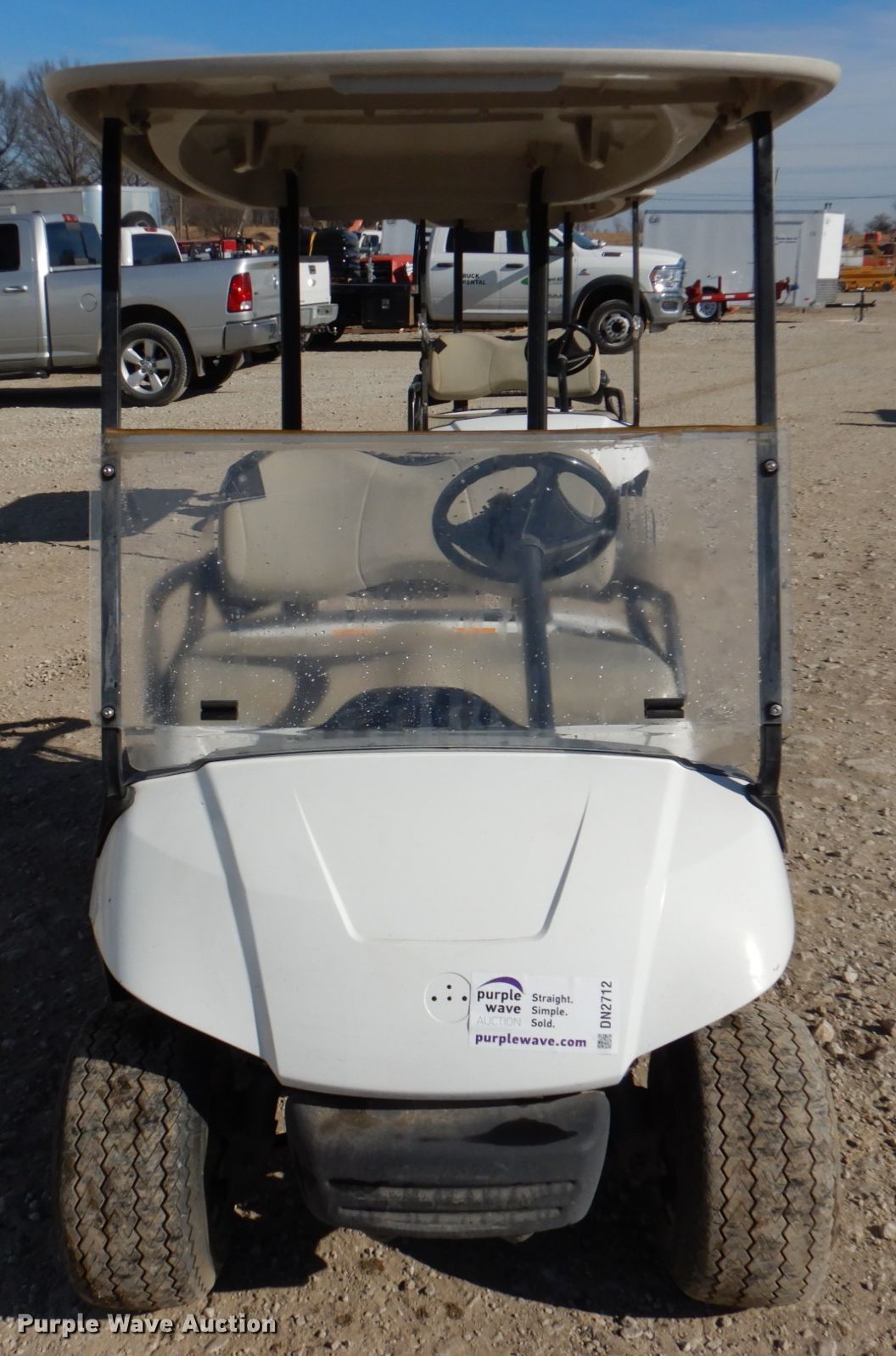2007 Yamaha YDRA golf cart in Paola, KS Item DN2712 for sale Purple