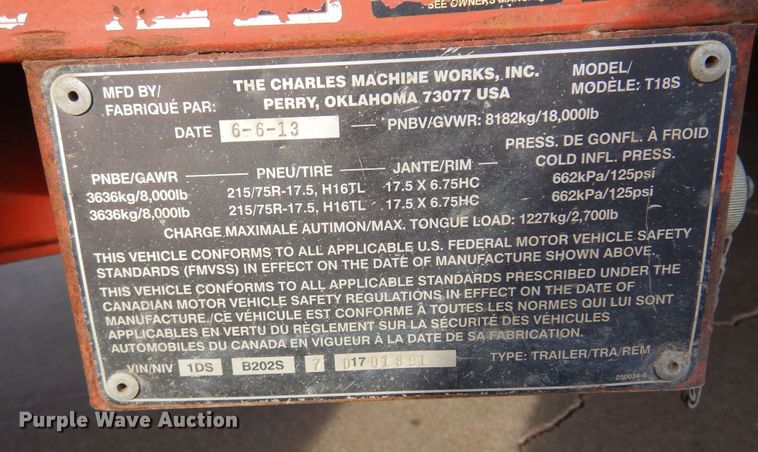 image for item DF0027 2013 Ditch Witch FX50  vacuum excavator