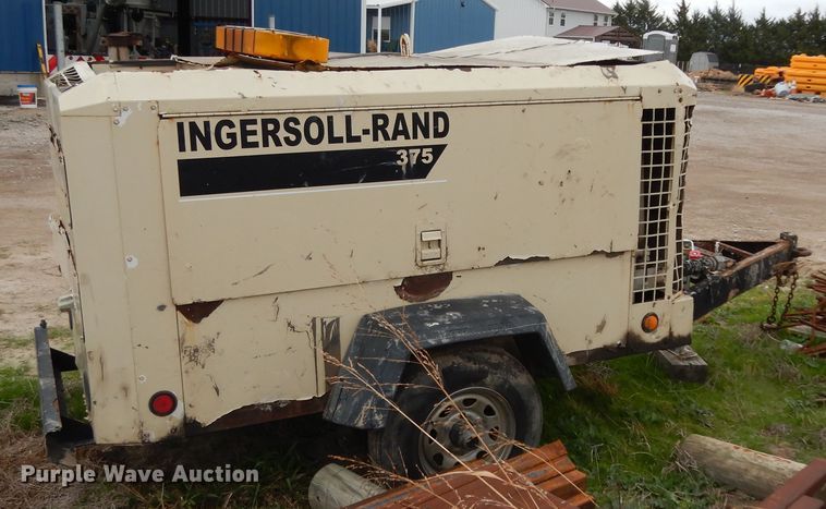 image for item DI8607 1998 Ingersoll Rand P375WCU  air compressor