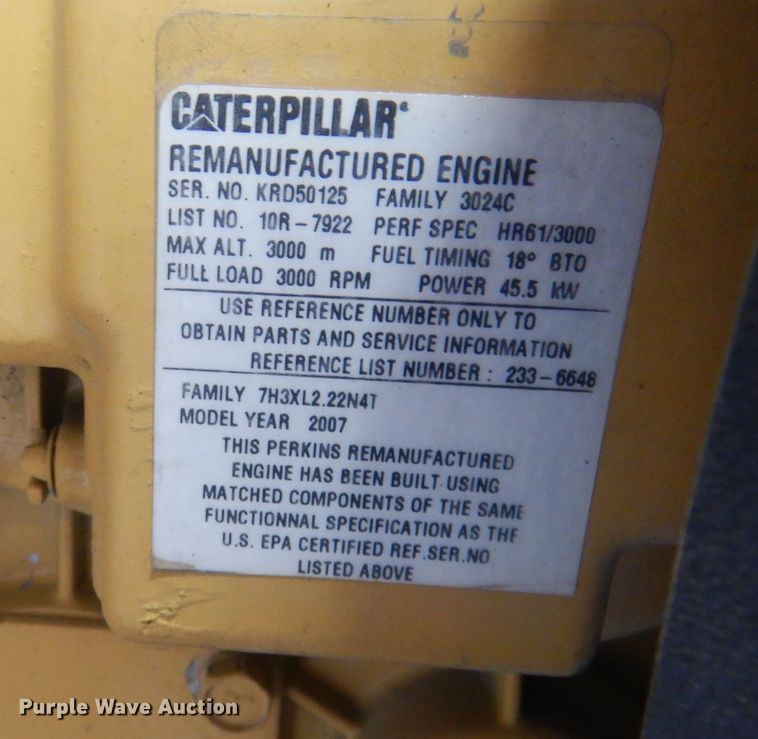 image for item DJ1250 2005 Caterpillar 226B  skid steer loader