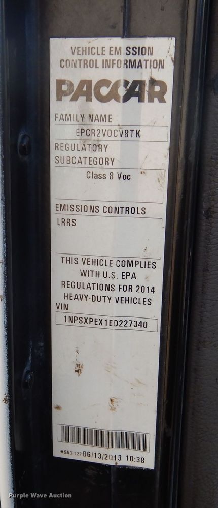 image for item DJ8926 2014 Peterbilt 365  crane truck