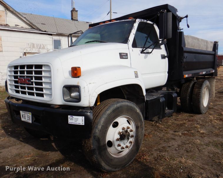 image for item DK8714 2000 GMC C7500  dump truck