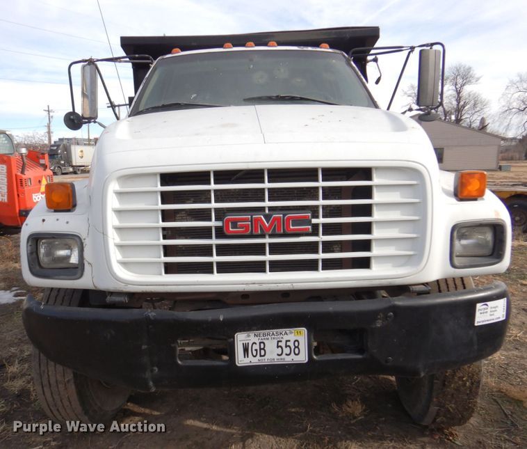 image for item DK8714 2000 GMC C7500  dump truck