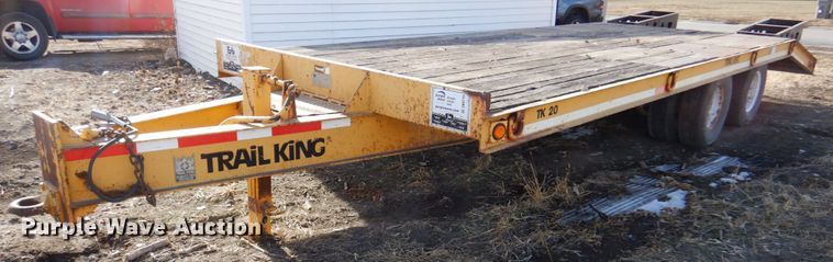 image for item DK8715 2002 Trail King TK20-2400  equipment trailer