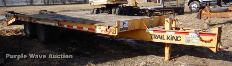 image for item DK8715 2002 Trail King TK20-2400  equipment trailer