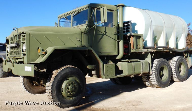 image for item DK8716 1985 Am General M923  flatbed truck