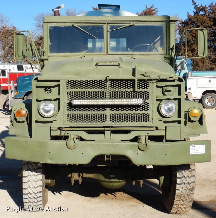 image for item DK8716 1985 Am General M923  flatbed truck