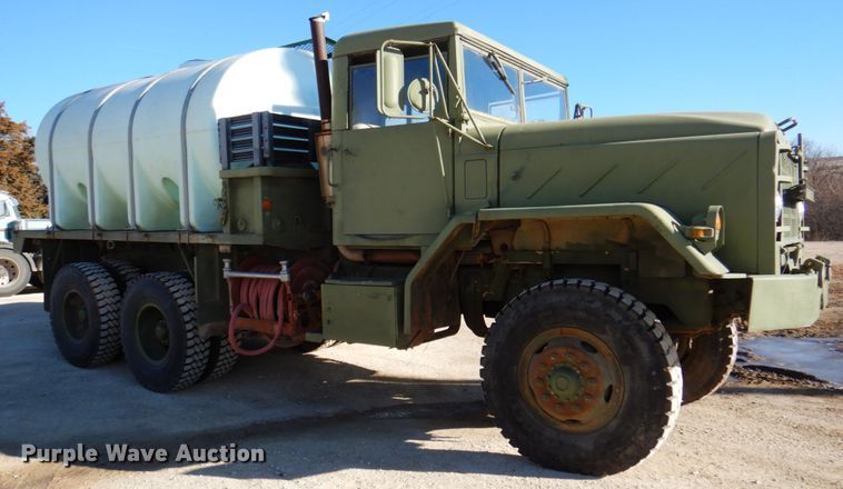 image for item DK8716 1985 Am General M923  flatbed truck