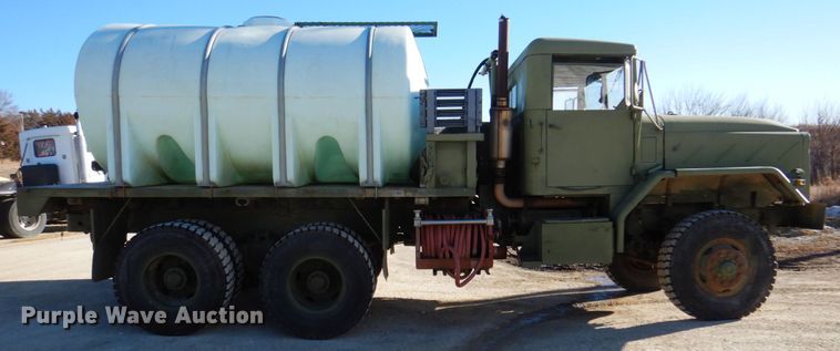 image for item DK8716 1985 Am General M923  flatbed truck