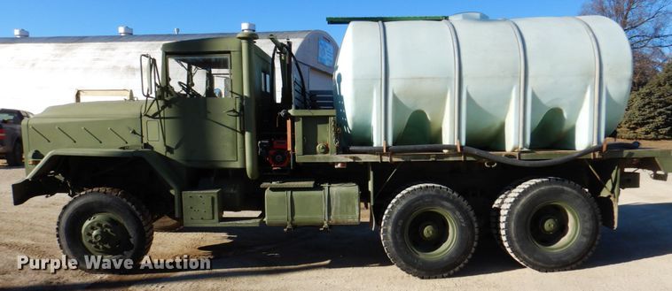 image for item DK8716 1985 Am General M923  flatbed truck