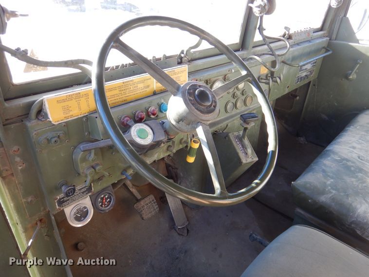 image for item DK8716 1985 Am General M923  flatbed truck