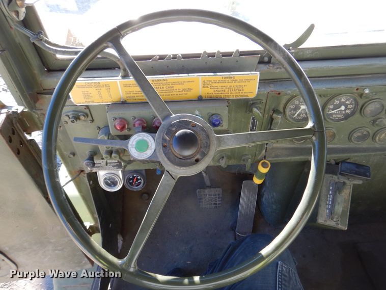 image for item DK8716 1985 Am General M923  flatbed truck