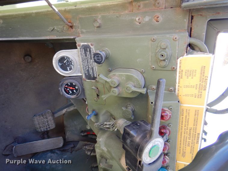 image for item DK8716 1985 Am General M923  flatbed truck