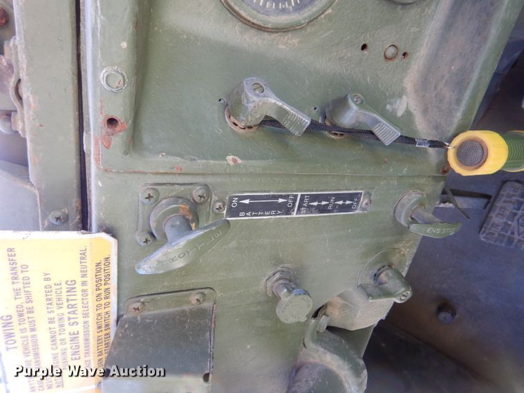 image for item DK8716 1985 Am General M923  flatbed truck