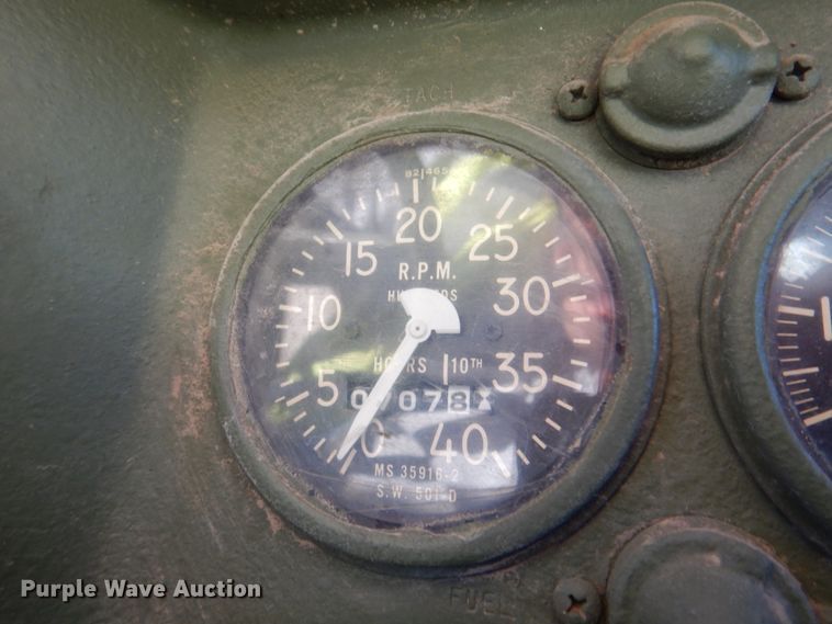 image for item DK8716 1985 Am General M923  flatbed truck