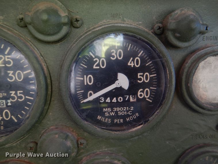 image for item DK8716 1985 Am General M923  flatbed truck