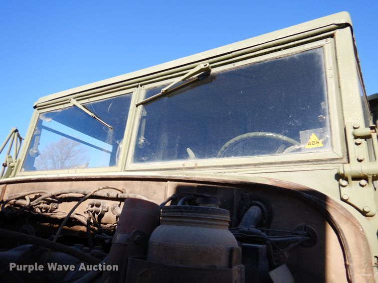 image for item DK8716 1985 Am General M923  flatbed truck