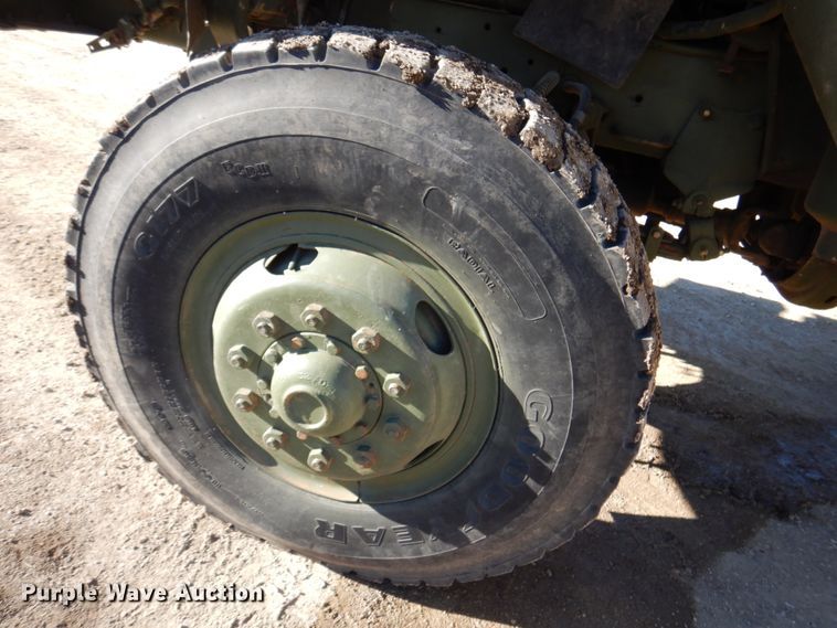 image for item DK8716 1985 Am General M923  flatbed truck