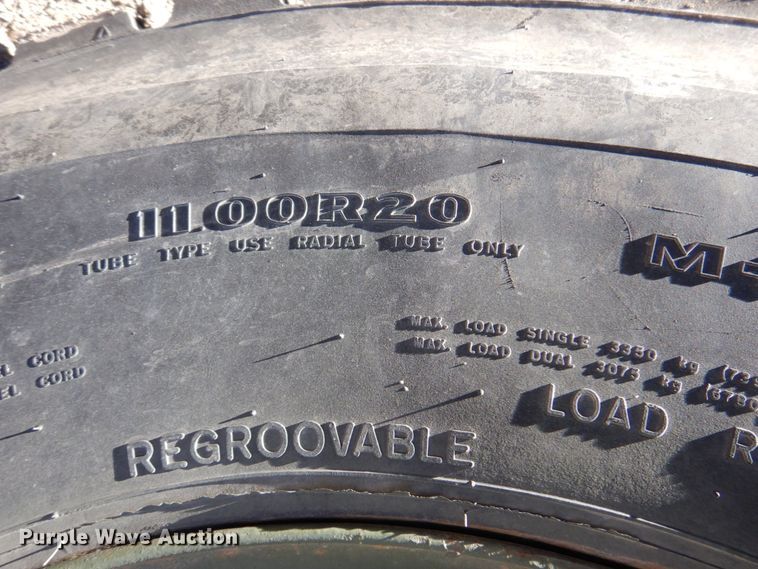 image for item DK8716 1985 Am General M923  flatbed truck