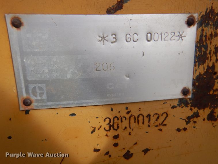 image for item DK8741 1985 Caterpillar 206  wheeled excavator