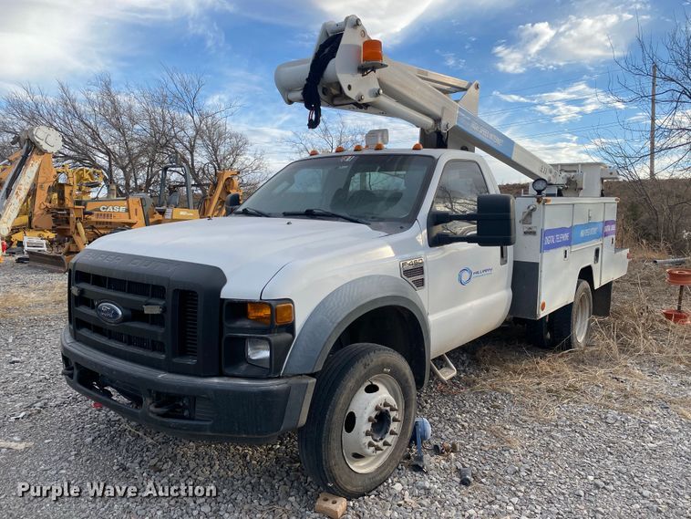 image for item DL1407 2008 Ford F450 Super Duty  bucket truck