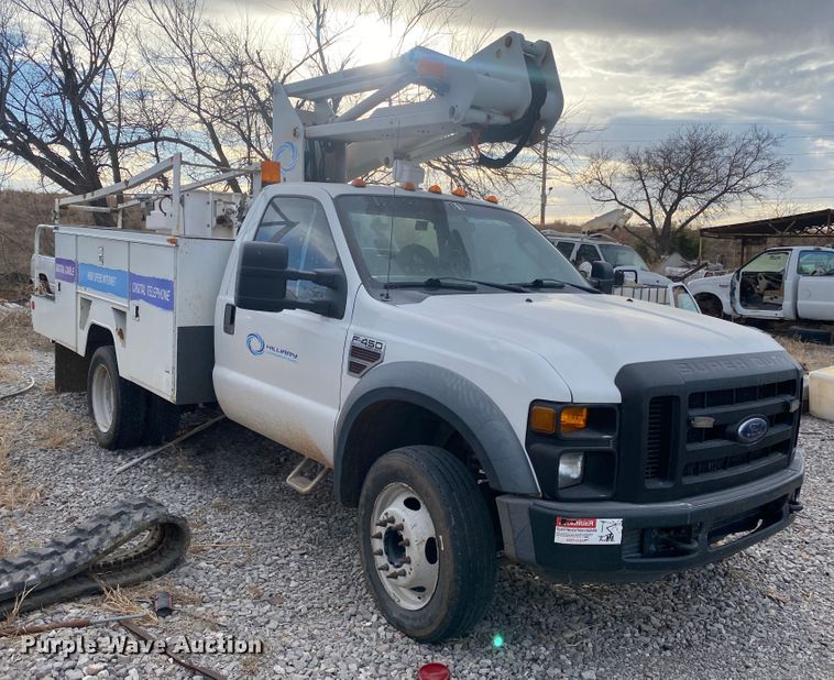 image for item DL1407 2008 Ford F450 Super Duty  bucket truck