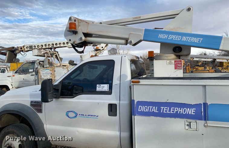 image for item DL1407 2008 Ford F450 Super Duty  bucket truck