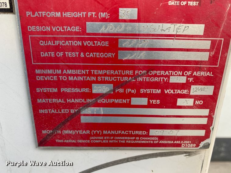 image for item DL1407 2008 Ford F450 Super Duty  bucket truck