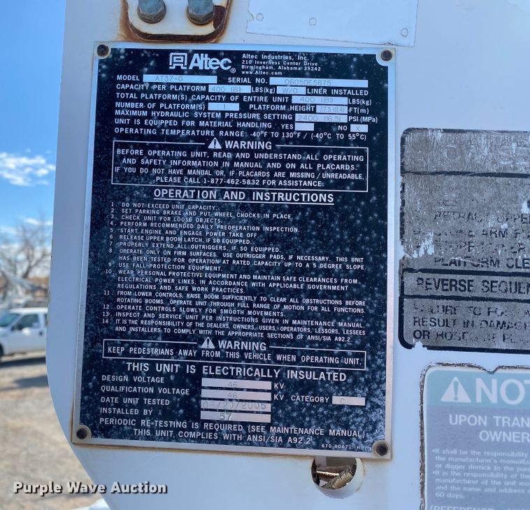 image for item DL1418 2009 Ford F550 Super Duty  bucket truck