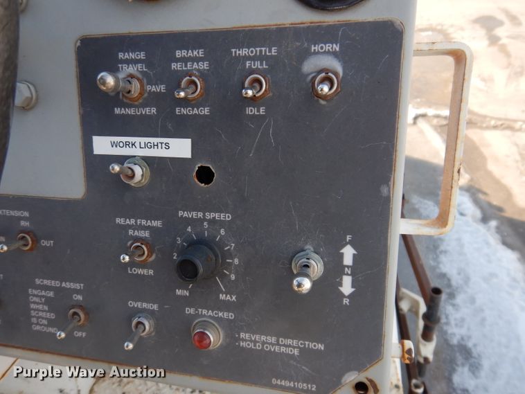 image for item DL5917 Cedarapids Grayhound CR462R  paver