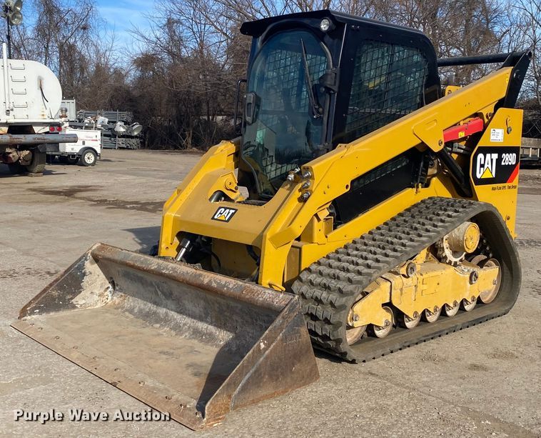 image for item DL6870 2018 Caterpillar 289D  tracked skid steer loader