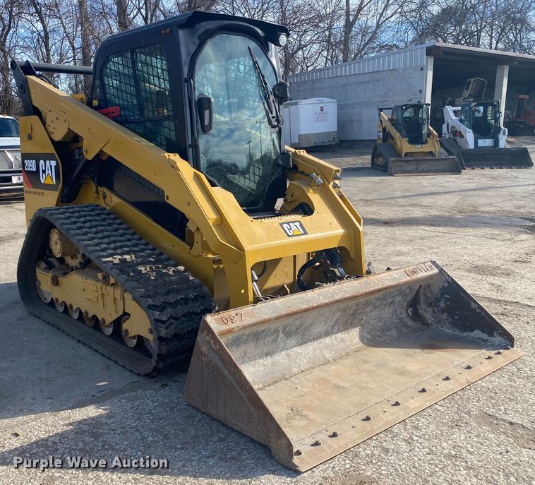 image for item DL6870 2018 Caterpillar 289D  tracked skid steer loader