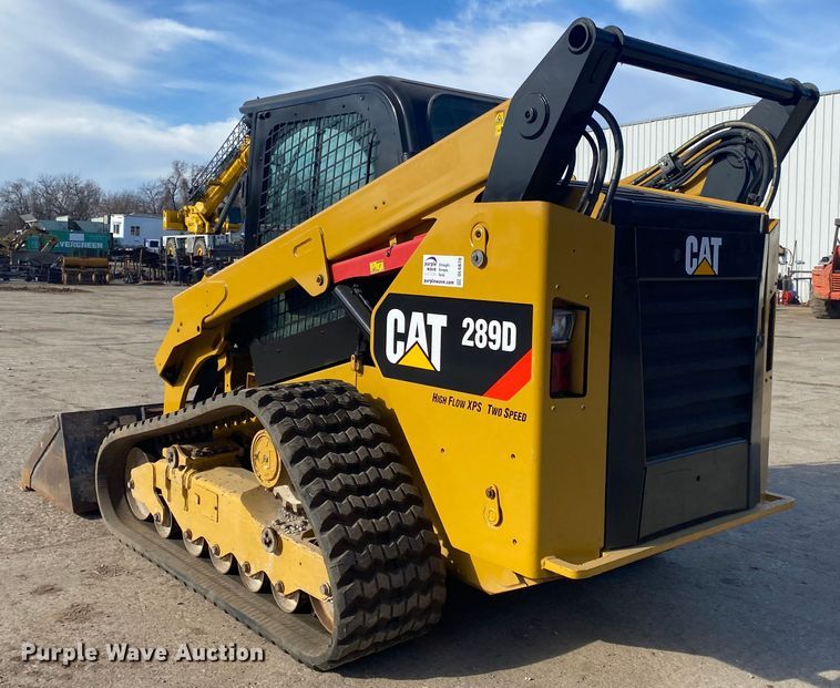 image for item DL6870 2018 Caterpillar 289D  tracked skid steer loader