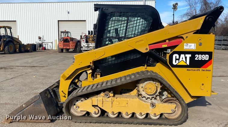 image for item DL6870 2018 Caterpillar 289D  tracked skid steer loader