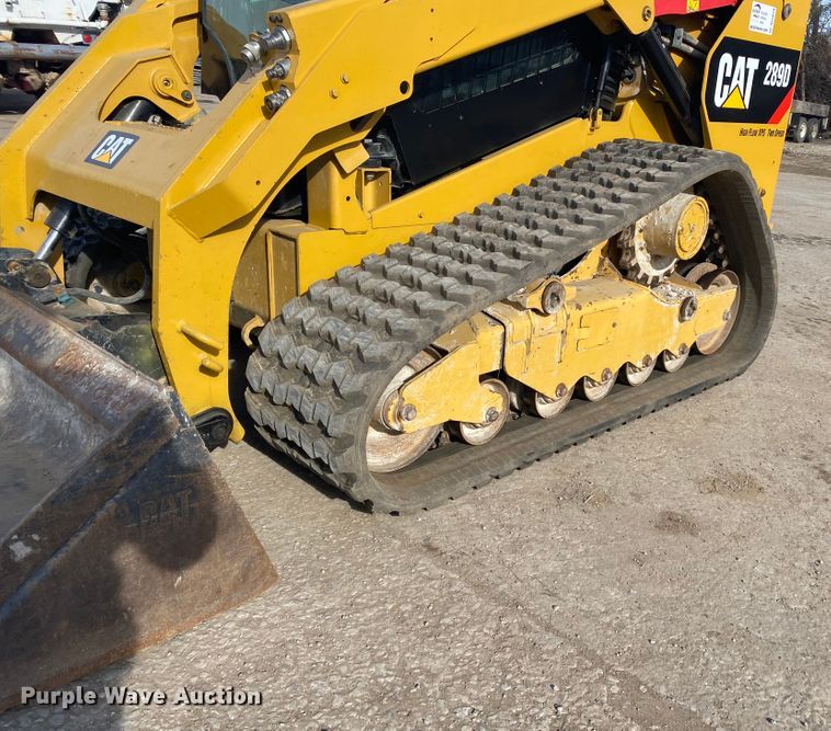 image for item DL6870 2018 Caterpillar 289D  tracked skid steer loader