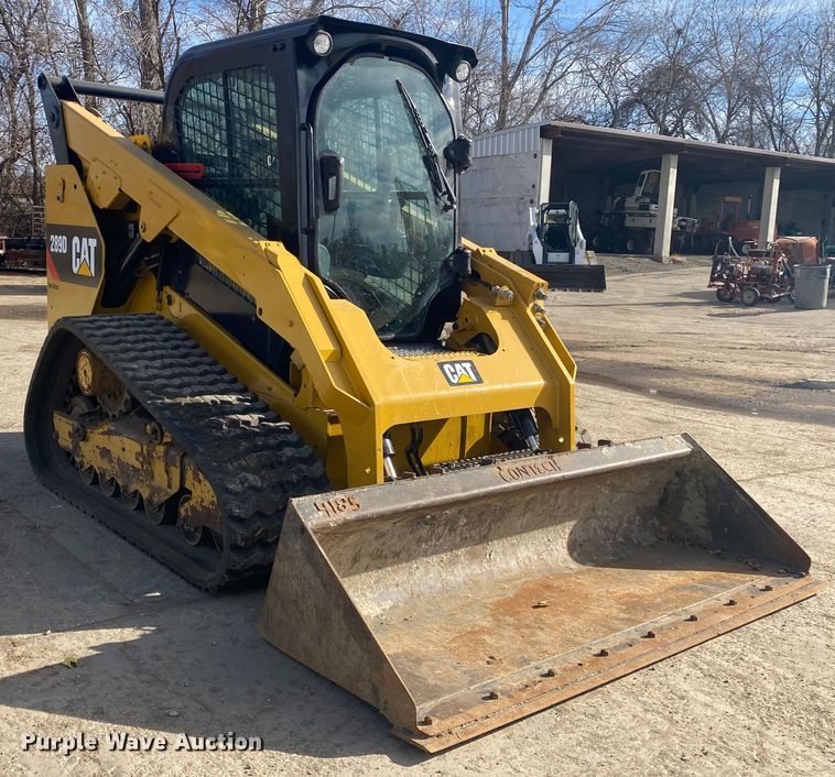 image for item DL6871 2016 Caterpillar 289D  tracked skid steer loader